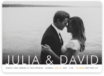 Minimalist Display Wedding Invitations