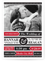 Poster Gig Wedding Invitations