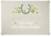 Lucky Horseshoe Wedding Invitations