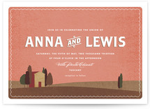 Tuscan Tableau Wedding Invitations