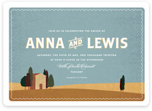 Tuscan Tableau Wedding Invitations