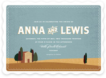 Tuscan Tableau Wedding Invitations