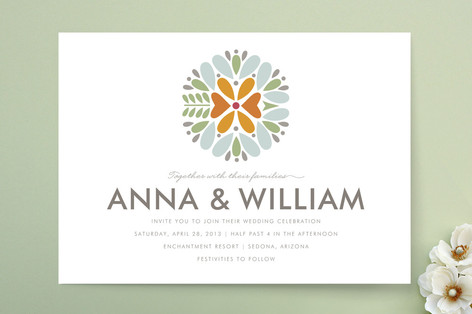 Kaleidoscope Wedding Invitations