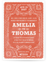 Fiesta Folk Art Wedding Invitations