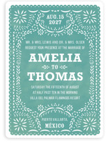 Fiesta Folk Art Wedding Invitations