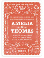 Fiesta Folk Art Wedding Invitations