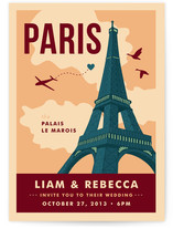 Bonjour Paris Wedding Invitations