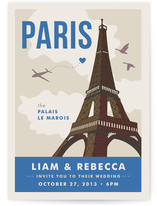 Bonjour Paris Wedding Invitations