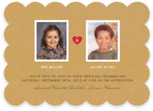Textbook Love Story Wedding Invitations