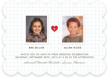 Textbook Love Story Wedding Invitations