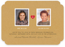 Textbook Love Story Wedding Invitations