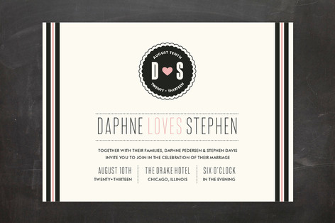 Love, Sweet Love Wedding Invitations