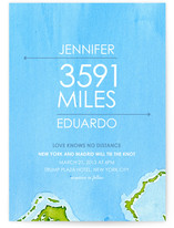 Miles of Love Wedding Invitations