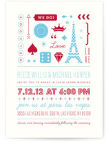 Bet on Love Wedding Invitations