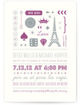 Bet on Love Wedding Invitations
