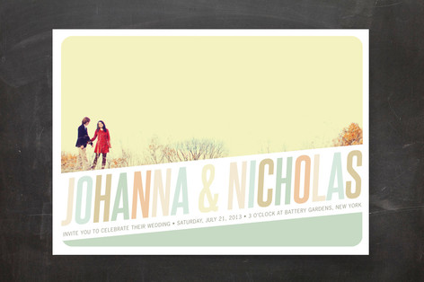 Saturday in the Park Wedding Invitations