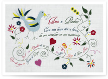 Lenço Dos Namorados Wedding Invitations