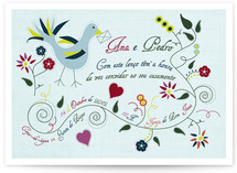 Lenço Dos Namorados Wedding Invitations