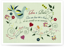 Lenço Dos Namorados Wedding Invitations