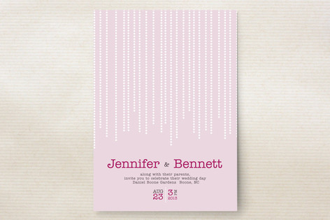 Star Dust Wedding Invitations