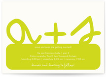 Initials Wedding Invitations