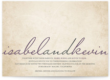 Light Hearted Wedding Invitations