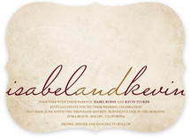 Light Hearted Wedding Invitations