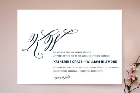 Hyde Park Wedding Invitations