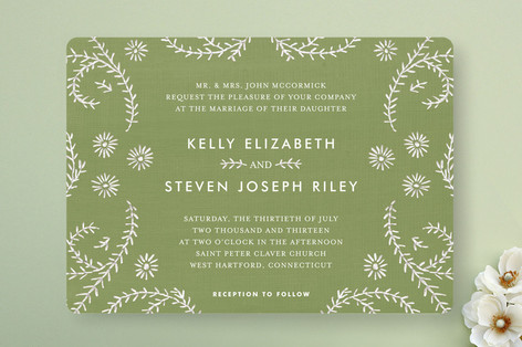 Ties that Bind Wedding Invitations
