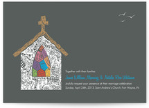 Quiet Chapel Wedding Invitations