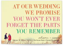 You in or What Wedding Invitations