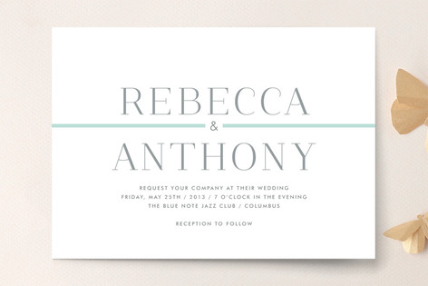 Broome Street Wedding Invitations