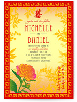 Red Envelope Wedding Invitations