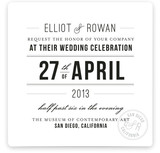 Certified Chic Wedding Invitations