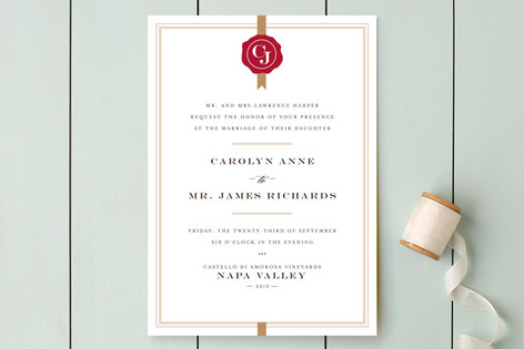 Sealed w/ Love Wedding Invitations