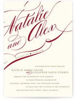 Winter Flourish Wedding Invitations