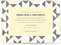 Triangle Flirtation Wedding Invitations