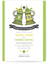 German Stein Toast Wedding Invitations