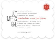 Boy Meets Girl Wedding Invitations