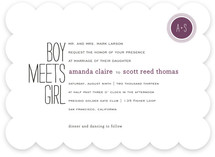 Boy Meets Girl Wedding Invitations