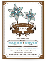 Pinwheel Stars Wedding Invitations