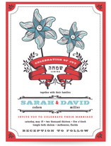 Pinwheel Stars Wedding Invitations