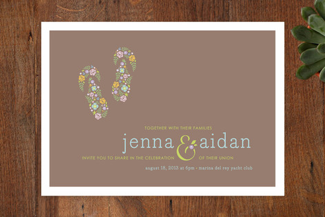 What A Pair Wedding Invitations