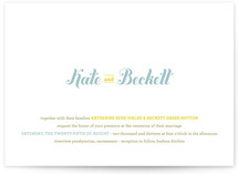Buttery Wedding Invitations