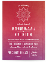 Indian Love Wedding Invitations