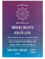 Indian Love Wedding Invitations