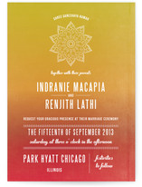 Indian Love Wedding Invitations
