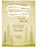 In the Woods Wedding Invitations