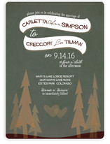 In the Woods Wedding Invitations