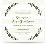 Flower Frame Wedding Invitations